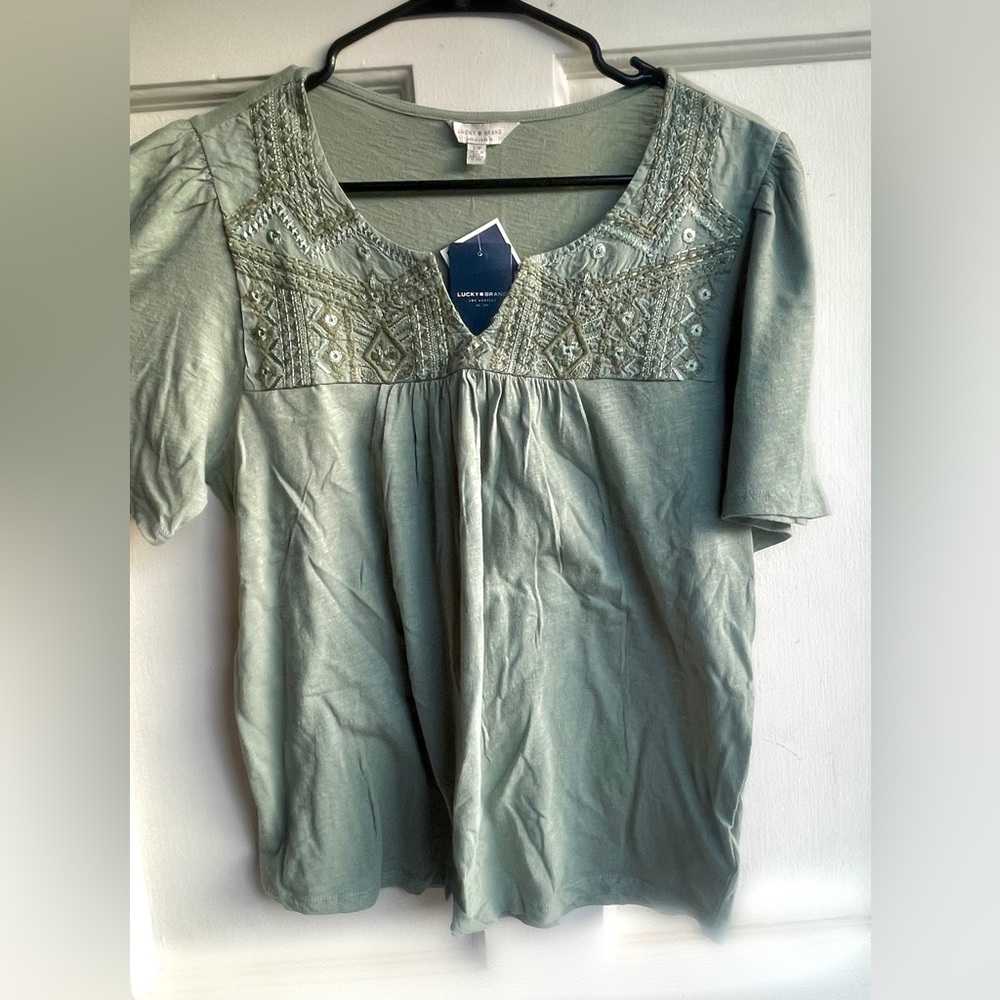 Light Green Women’s Blouse Size S